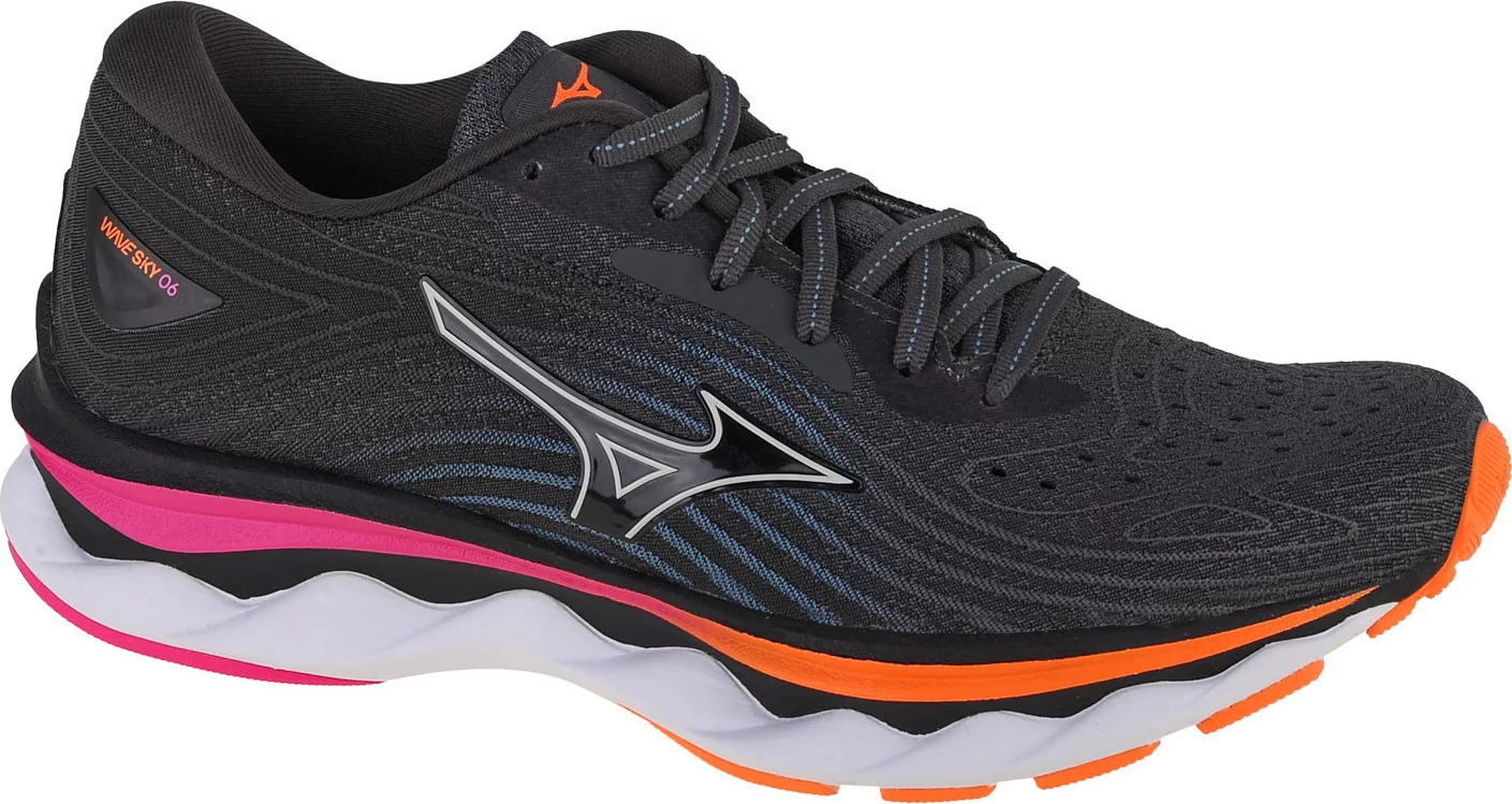 ČERNÉ BĚŽECKÉ BOTY MIZUNO WAVE SKY 6 J1GD220271 Velikost: 40