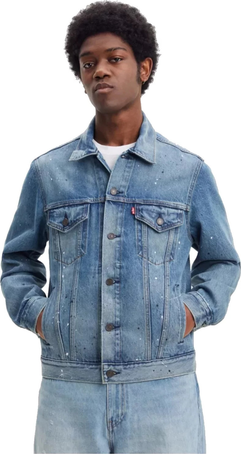 DŽÍNOVÁ RETRO BUNDA LEVI\'S VINTAGE FIT TRUCKER JACKET 773800058 Velikost: L