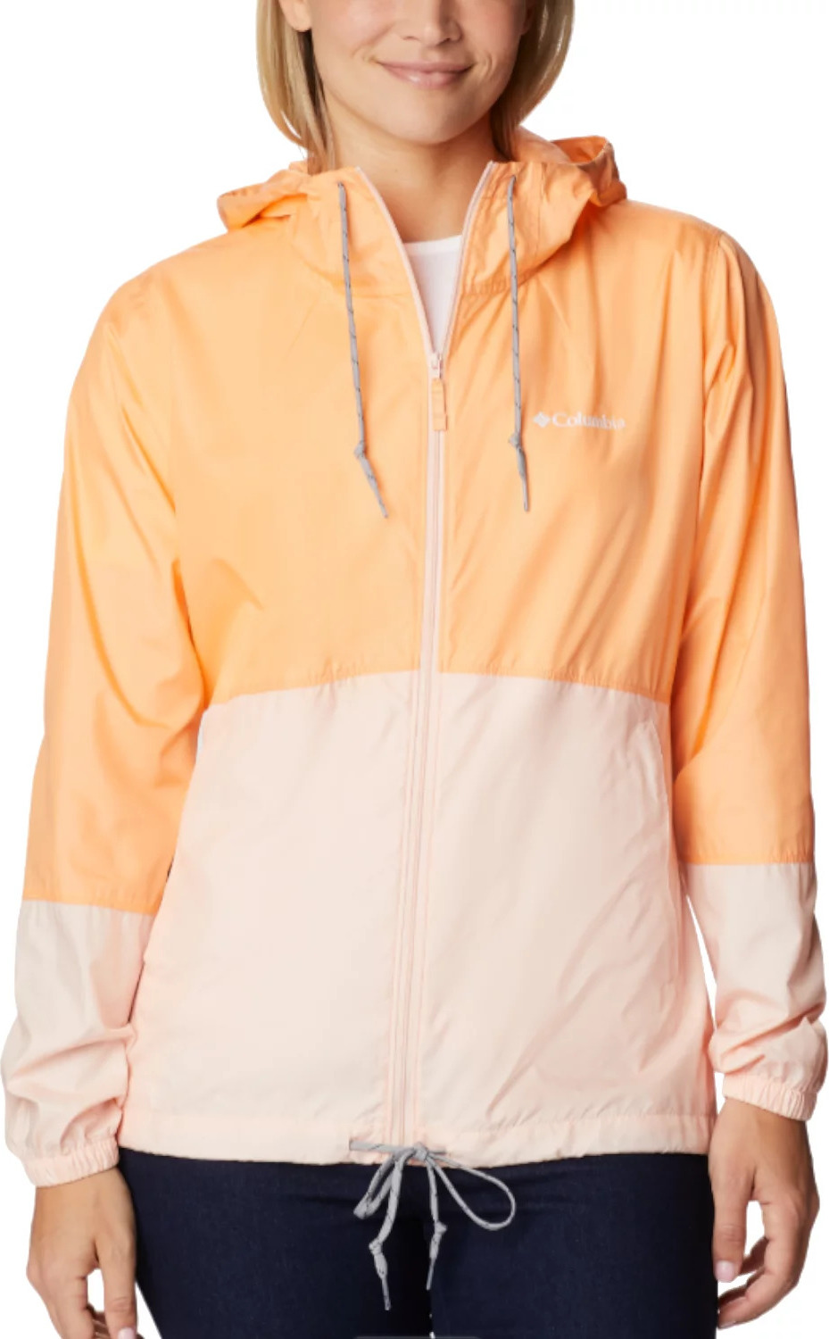 ORANŽOVÁ DÁMSKÁ VĚTROVKA COLUMBIA FLASH FORWARD WINDBREAKER JACKET 1585911812 Velikost: L