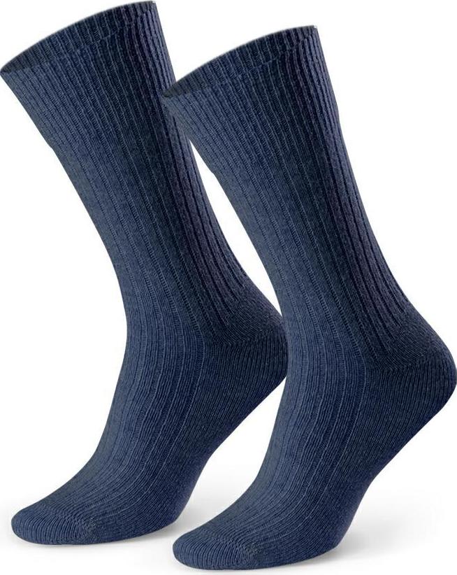 TMAVĚ MODRÉ DÁMSKÉ PONOŽKY ART.093 TF041, NAVY BLUE Velikost: 35-37