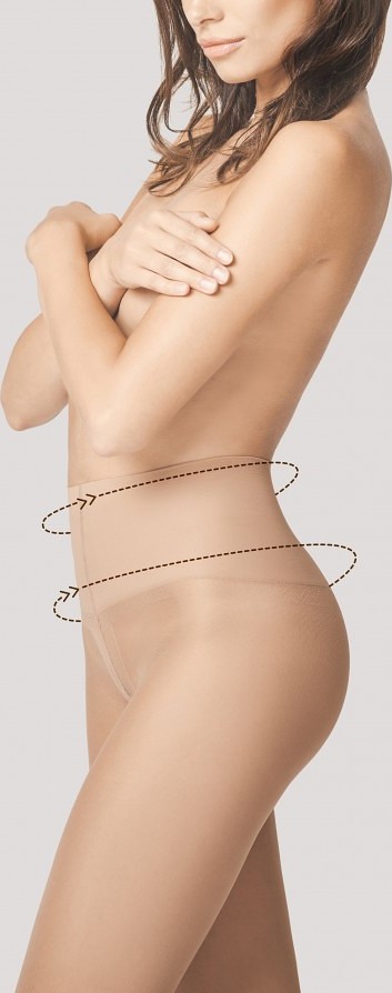 Silonky Fiore Fit Control M 5204 20 den (Velikost S, Barva černá)