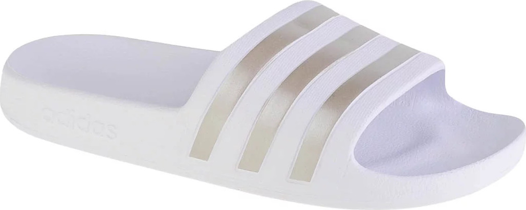 BÍLÉ PANTOFLE ADIDAS ADILETTE AQUA SLIDES EF1730 Velikost: 47