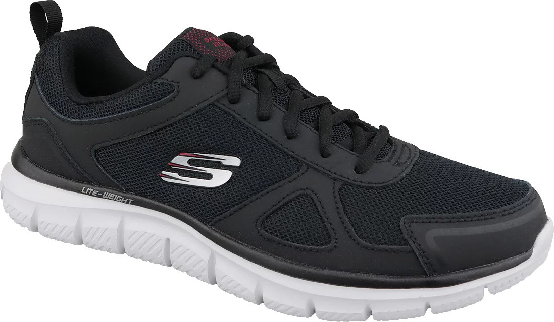 Černé pánské tenisky Skechers Track-Scloric 52631-BKRD (Velikost 41)