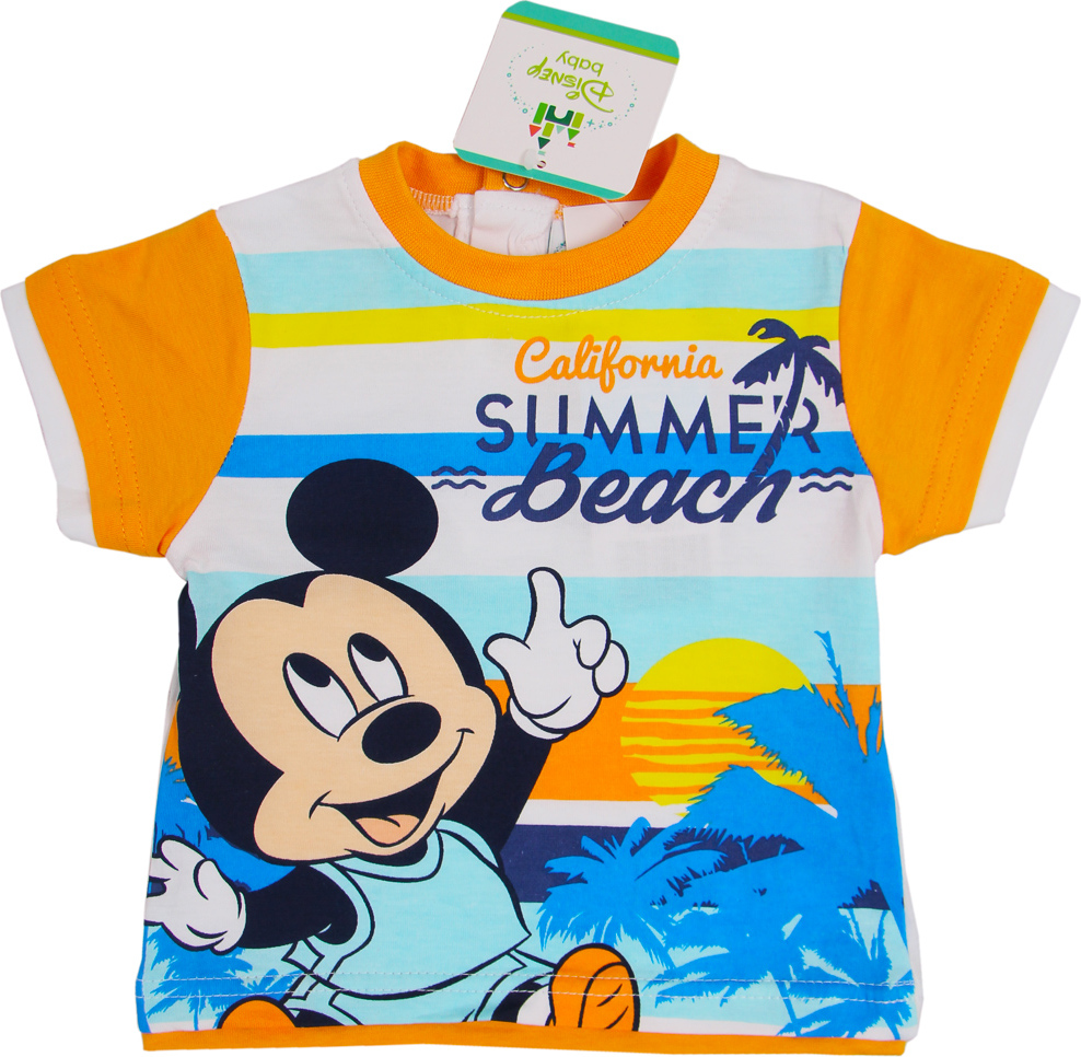 MICKEY MOUSE CHLAPECKÉ BAREVNÉ TRIČKO SUMMER BEACH Velikost: 71