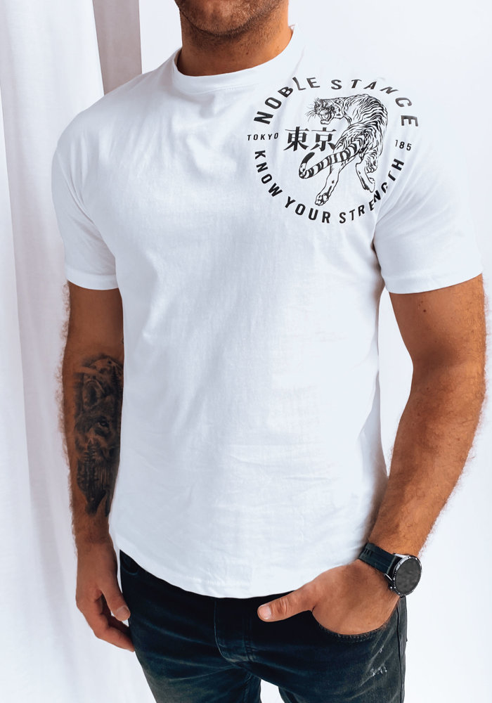 Bílé tričko s potiskem RX5224 Velikost: S