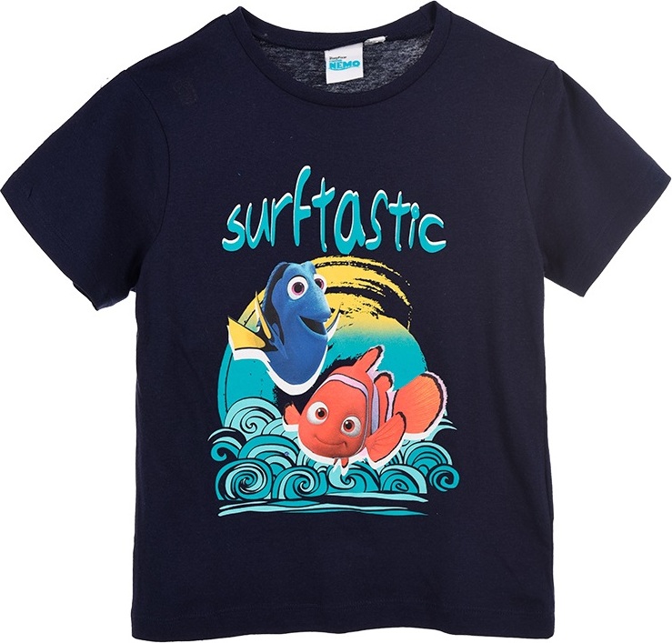 Tmavě modré tričko s potiskem Disney Nemo (Velikost 98)