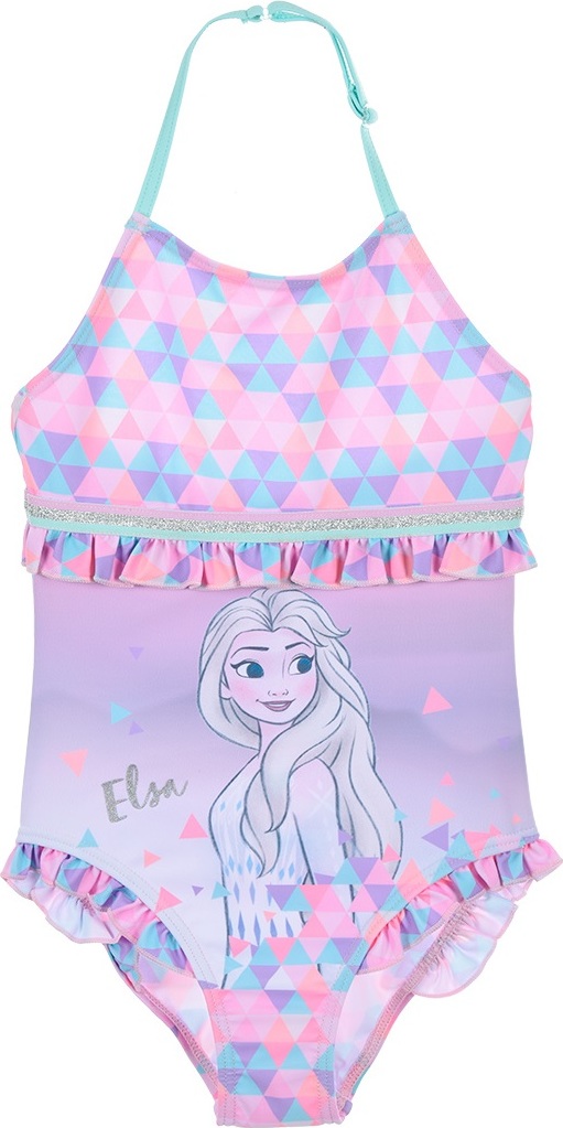 Světle růžové jednodílné plavky Disney Frozen (Velikost 104)