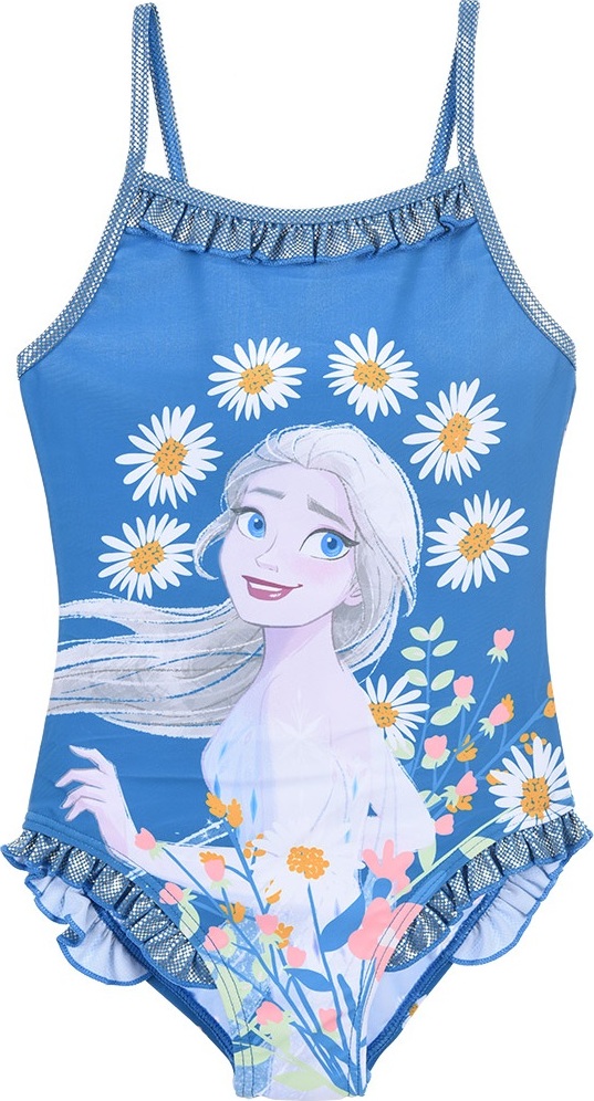 Světle modré jednodílné plavky Disney Frozen (Velikost 104)