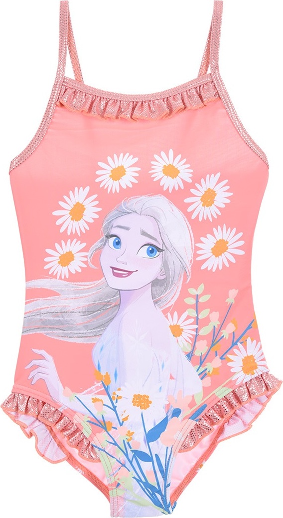 Meruňkové jednodílné plavky Disney Frozen (Velikost 104)