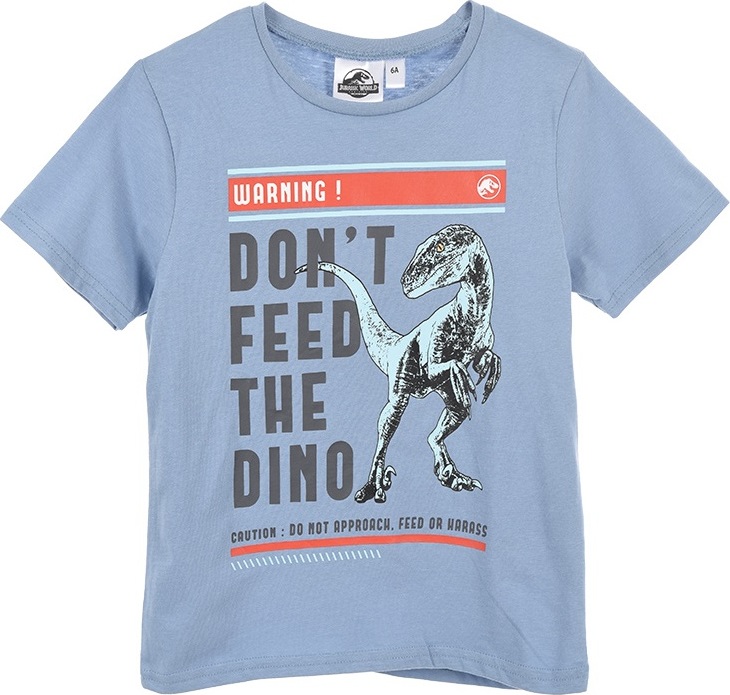 Světle modré chlapecké tričko Jurassic World (Velikost 98)