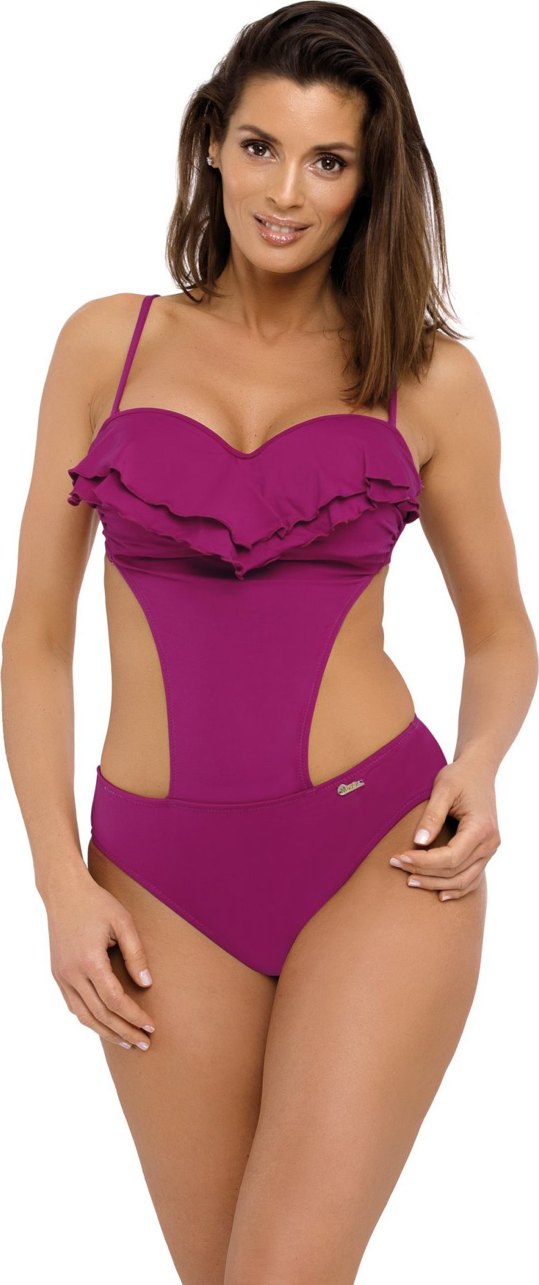 FUCHSIOVÉ MONOKINY BELINDA THAI PINK M-548 (8) Velikost: XL