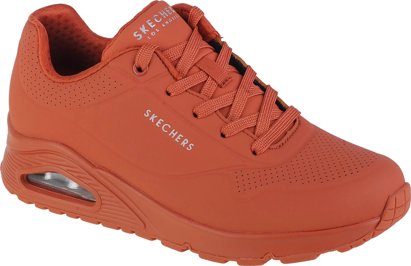 TMAVĚ ORANŽOVÉ TENISKY SKECHERS UNO-STAND ON AIR 73690-RST Velikost: 38.5