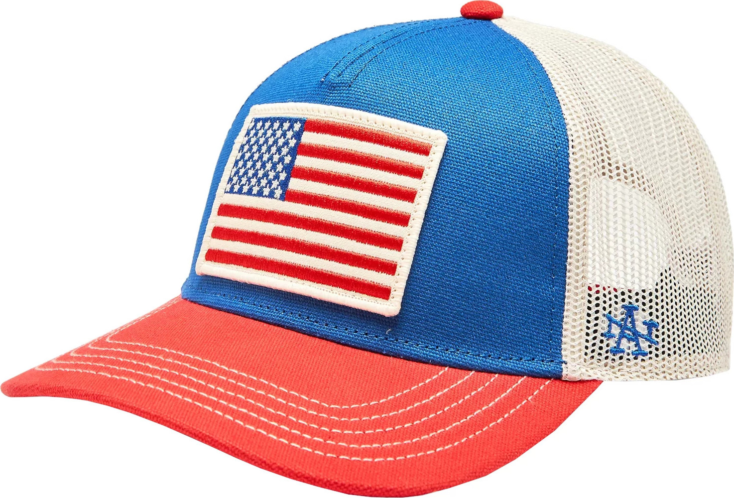 MODRO-ČERVENO-BÍLÁ KŠILTOVKA AMERICAN NEEDLE VALIN USA CAP SMU679A-USA Velikost: ONE SIZE