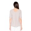 (Vel. L) Halenka s 3/4 rukávy VT002 Beige (Velikost L)