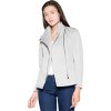 (Vel. L) Světle šedá krátká bunda VT034 Light grey