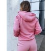 Růžová tepláková souprava na zip DRESLILLY II