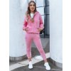 Růžová tepláková souprava na zip DRESLILLY II