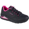 Černo-růžové dámské tenisky Skechers Uno 2 - 2nd Best (Velikost 35)