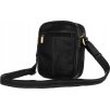 Peterson Černá kožená messenger taška