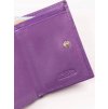 Peterson Fialová malá kožená peněženka Y385