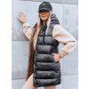 Černo-hnědá oboustranná prošívaná vesta NOMADNECTAR