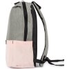 SOLIER šedo-růžový cestovní batoh