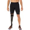 Černé pánské biker shorts ASICS Fujitrail Sprinter Short (Velikost L)