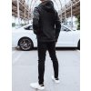 Černá softshell bunda s kapucí