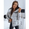 Stříbrný prošívaný kabát 3v1 INKA PREMIUM (Velikost S)