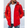 Červená pánská stylová bunda (Velikost M)