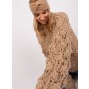 Béžový svetr s nabíranými rukávy