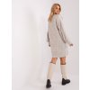 Světle béžové pletené šaty