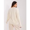 Smetanový vzorovaný svetr SARA