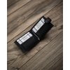 Cavaldi Černá peněženka s kapsou na zip B039 (Velikost ONE SIZE)