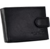 Cavaldi Černá peněženka s kapsou na zip B039 (Velikost ONE SIZE)