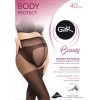 Černé těhotenské silonky Gatta Body Protect 40 den