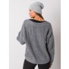 Šedá dámská čepice (Velikost ONE SIZE)