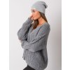 Šedá dámská čepice (Velikost ONE SIZE)