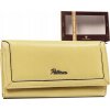 Peterson Žlutá velká hladká kožená peněženka Y431