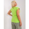 Světle zelené triko se stahovacími šňůrkami