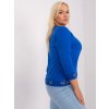 Modré triko s 3/4 rukávem (Velikost ONE SIZE)
