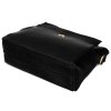 LuluCastagnette černá crossbody kabelka s přívěskem