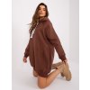 Hnědá dlouhá mikina