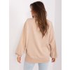 Béžová široká mikina