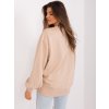 Béžová široká mikina