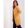 Camel kardigan se vzory (Velikost ONE SIZE)