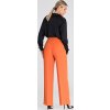 Oranžové elegantní společenské kalhoty