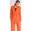 Oranžové elegantní dámské sako