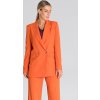 Oranžové elegantní dámské sako