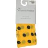 Samotové ponožky s puntíky Veneziana Kylie